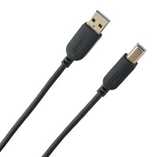 onn 10ft USB Printer Cable, USB to USB-B, Gray