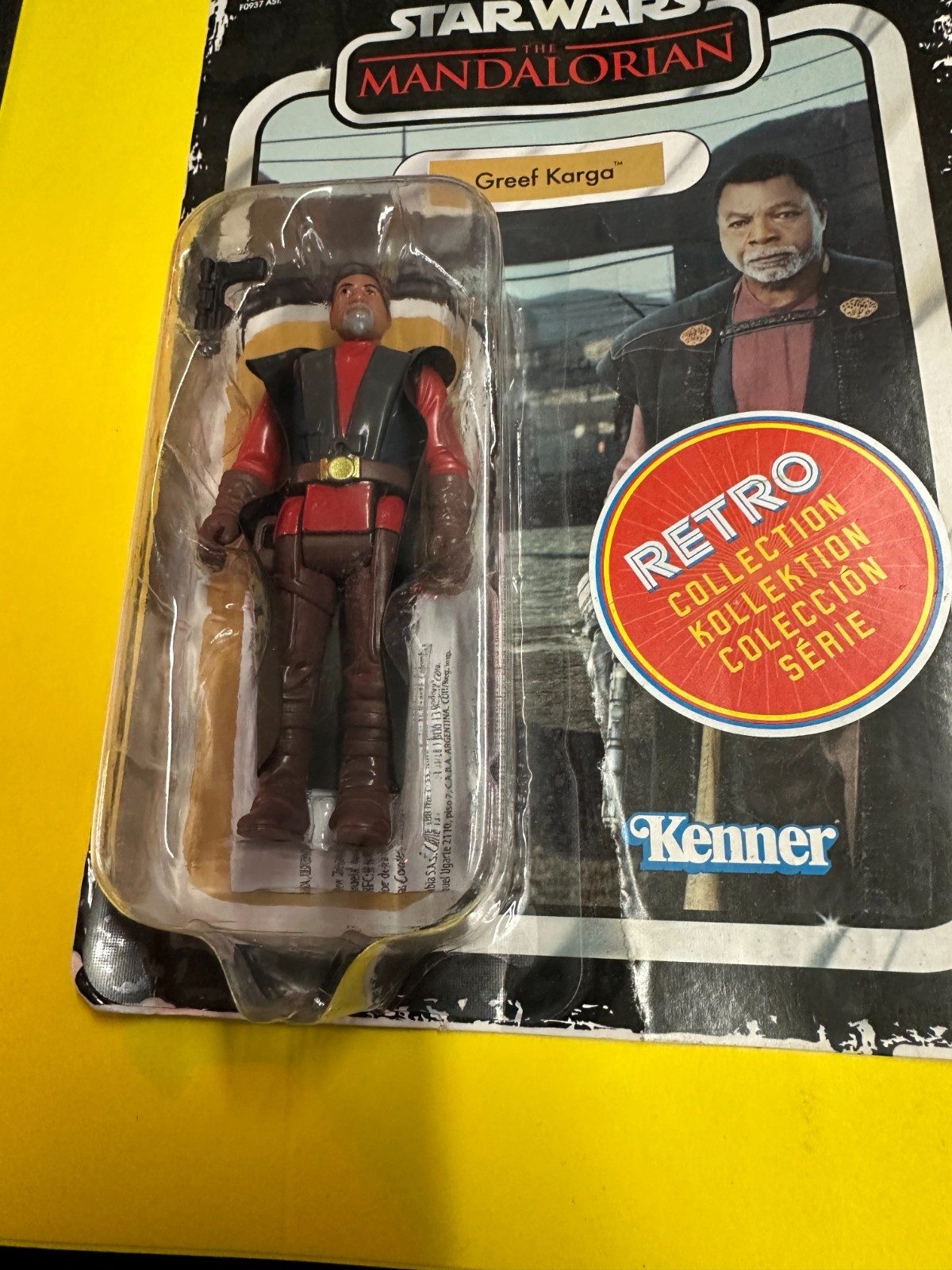 HASBRO STAR WARS RETRO COLLECTION THE MANDALORIAN GREEF KARGA 3.75" Non Mint