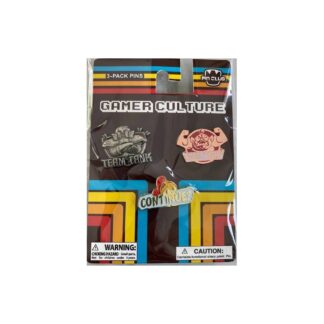 PinClub Gamer Culture Enamel Pins 3-pack