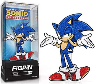Sonic The Hedgehog FiGPiN Enamel Pin Figure with Glitter #582 NRFB