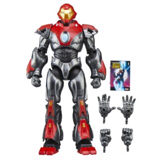 Marvel Legends Series Ultimate Iron Man, Comics-Inspired Collectible 6-Inch Scale Action Figure with Character-Sized Com