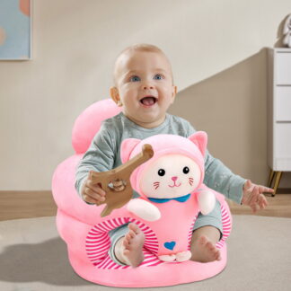 Baby Sit Up Chair Support Floor Seat with Non-Slip Bottom for Toddler Learn to Sit Assist Toy No Fillers Included Washab
