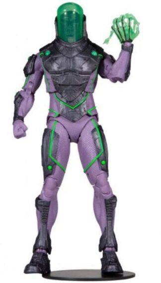 McFarlane Toys DC Multiverse: Jokerbot Series Blight Action Figure, 7 Inches, Translucent, Purple
