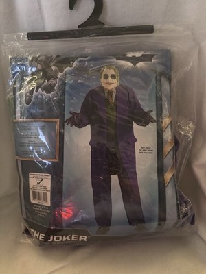 The Joker Adult Costume With Mask  (size fits up to 44 jacket size) New
