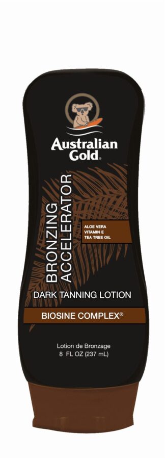 Australian Gold Dark Tanning Accelerator Lotion with Instant Bronzer Australian Gold, 8 fl oz