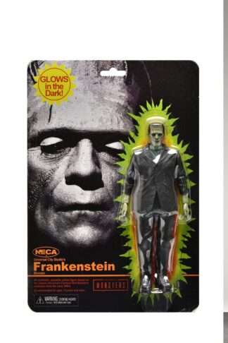 Universal Monsters 7.5" Glow in the Dark Retro Frankenstein Action Figure, by NECA