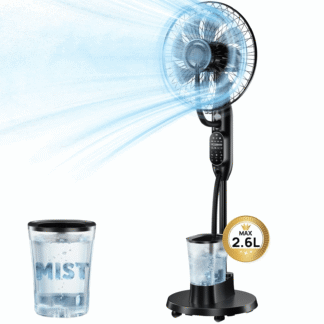 Quiet Pedestal Fan with Low-Noise Motor