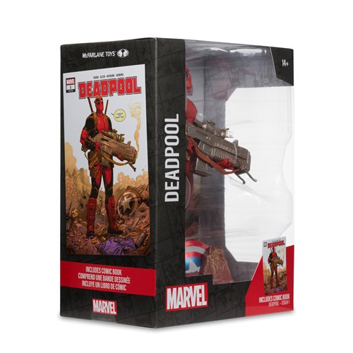 Marvel Wave 5 Deadpool #1 1:6 Scale Posed Figure with Scene and Comic - Image 8