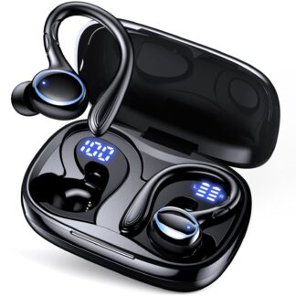 VEATOOL K05 True Wireless Workout Earbuds, Earhooks, ENC Mic, Bluetooth 5.3, 48H, IPX7