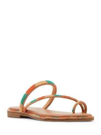 Madden Girl Women's Spotlight-R Toe Loop Slip On Bling Sandal