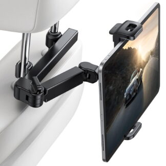 Car iPad Holder Backseat Headrest Tablet Mount, Stretchable, for 4.7-11" Devices