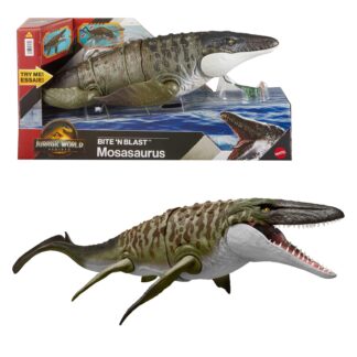 Jurassic World Bite 'N Blast Mosasaurus Action Figure