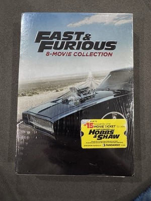 FAST & FURIOUS 8-MOVIE COLLECTION DVD NEW SEALED