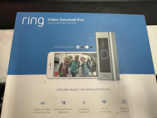 Ring Wired Doorbell Plus (Video Doorbell Pro) Video Camera 1080p HD Wifi Cam