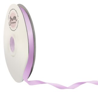 Lavender Double Faced Satin Ribbon for Crafts, 3/8" x 100 Yards by Gwen Studios