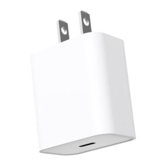 30W USB-C Charger Block, 12V USB-C Fast Charging Cube Plug Power Adapter, White