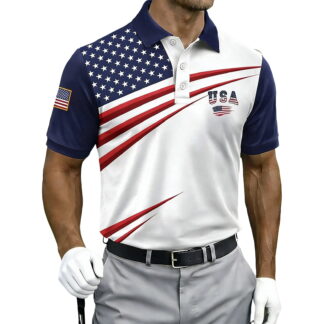 Domuza Men's 250th Anniversary Usa Shirts Usa Flag Pattern Button Down Casual Lapel Short Sleeve Tshirts 2026 Summer Fas