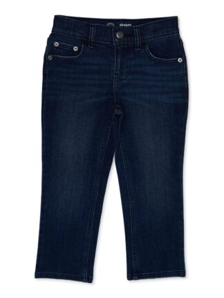 Wonder Nation Boys Straight Fit Denim Jeans, Sizes 4-18 & Husky
