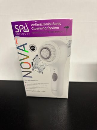 NOVA Spa Sciences NOVA Antimicrobial Sonic Cleansing System NEW Open box Caddy