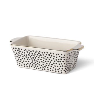 Thyme & Table 3.5" Mini Loaf Pan Ceramic - Dot
