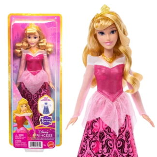 Disney Princess Enchanted Stories Aurora Fashion Doll with Sparkling Dress & Accessories  Posable