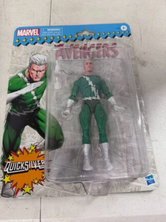 Marvel Legends Retro 6 In Action Figure The Avengers Exclusive Quicksilver READ