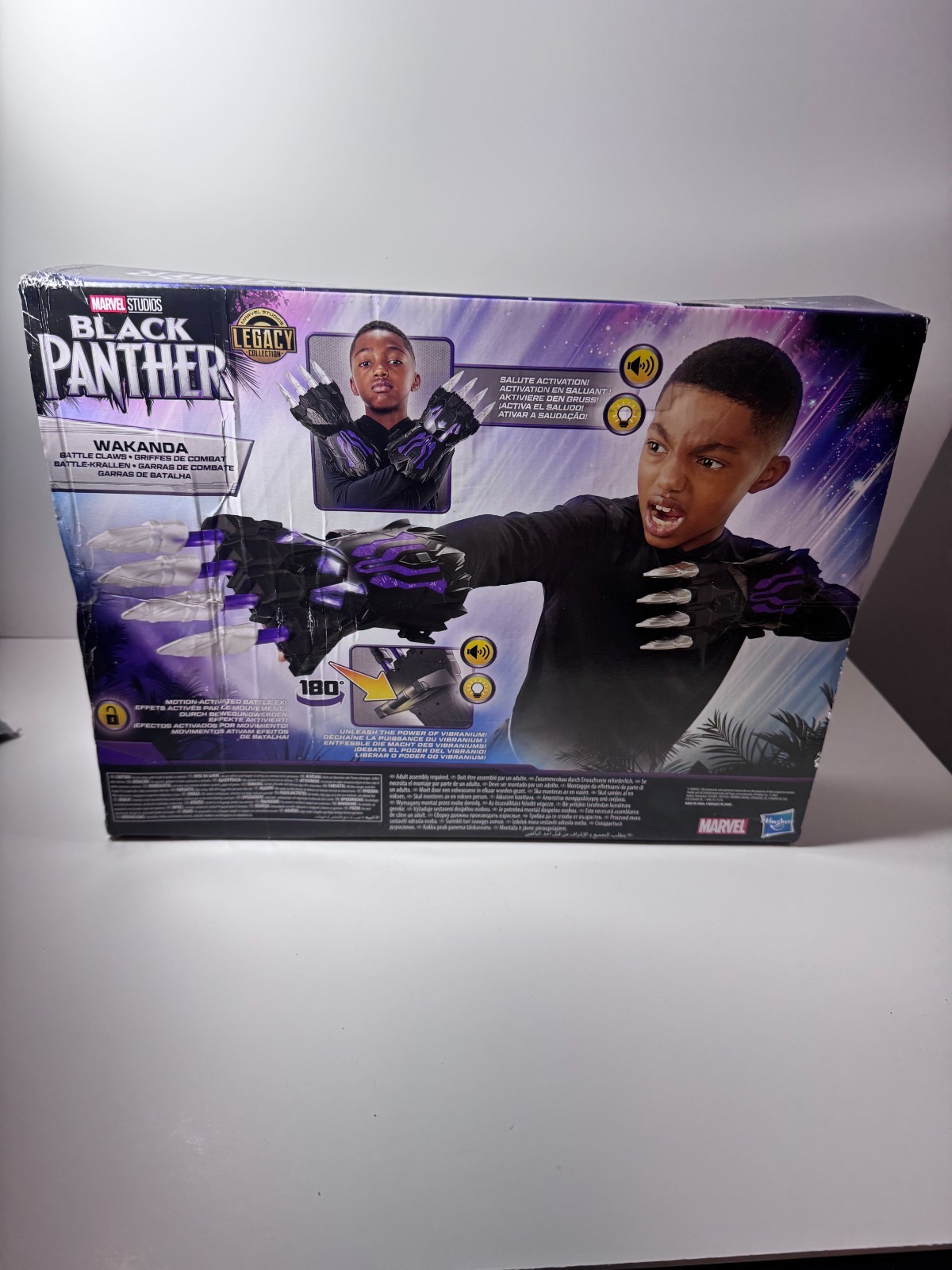Marvel Studios Black Panther Legacy Collection Wakanda Light-Up Battle FX Claws - Image 2