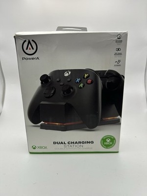 PowerA Dual Charging Station for Xbox Series X & One - Black Wireless Controller