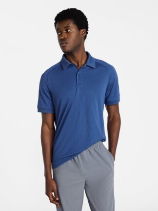 Athletic Works Men's and Big and Tall Men's Active Mesh Polo Shirt, Size XS-5XL