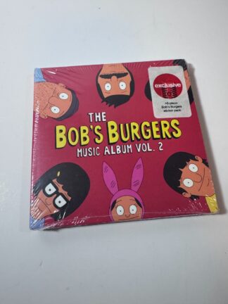 New: The Bob's Burgers Music album Vol. 2, EXCLUSIVE 6 EXTRA STICKERS