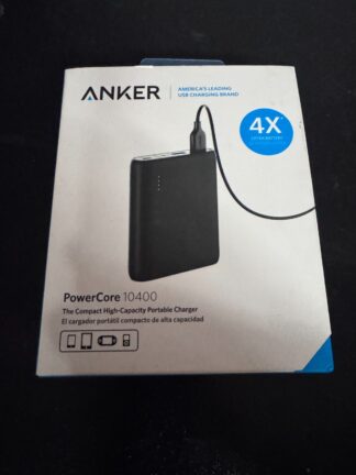 Anker PowerCore 10400mAh Portable Power Bank Dual USB PowerIQ Battery Charger