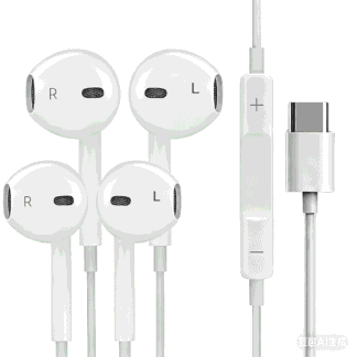 2-Pack USB-C Headphones for iPhone 15/16/17, Wired with Mic & Remote, Noise Cancelling