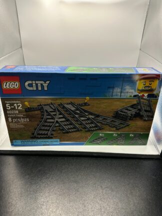 LEGO City Trains Switch Tracks 60238 Building Toy Set for 8 Count (Pack of 1)