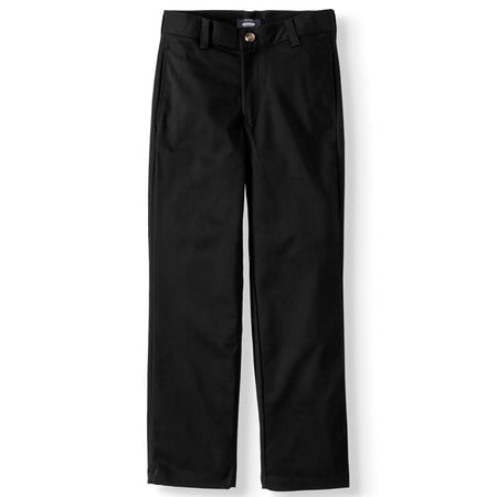 Arrow Aroflex Super Soft Stretch Twill Flat Front Pant (Husky Boys)