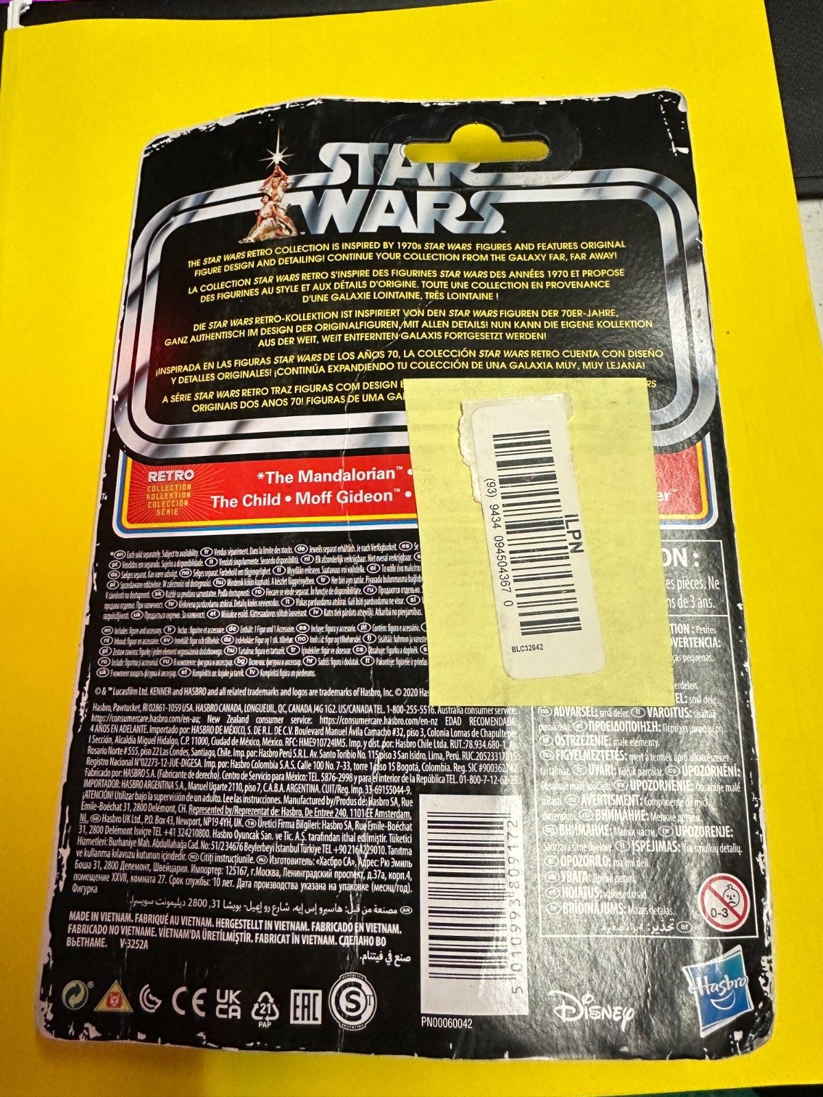 HASBRO STAR WARS RETRO COLLECTION THE MANDALORIAN GREEF KARGA 3.75" Non Mint - Image 2