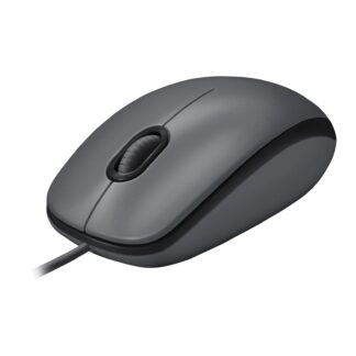 Logitech M100 Wired Mouse - Black (910-001601)