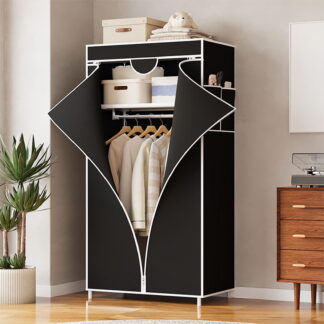 Home Storage - Uncomplicated Cloth Wardrobe Suitable For Bedroom Household Cloth Wardrobe Storage Wardrobe Storage Cabin