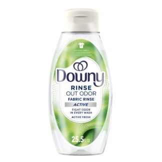 Downy Rinse Out Odor Laundry Rinse, Tackles Tough Odors, Active Fresh Scent, 25.5 fl oz