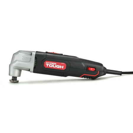 Hyper Tough 2.1 Amp Corded Oscillating Multi-function Tool, Variable Speed, with Hex Key, Sanding Pad, Quarter inch Blade, Scraper Blade & 3 Sanding Sheets