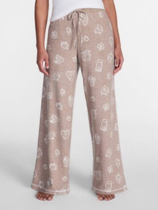 Halloween and Fall Women's Hacci Knit Sleep Pants from Way to Celebrate, 29.5" Inseam, Sizes XS-3X
