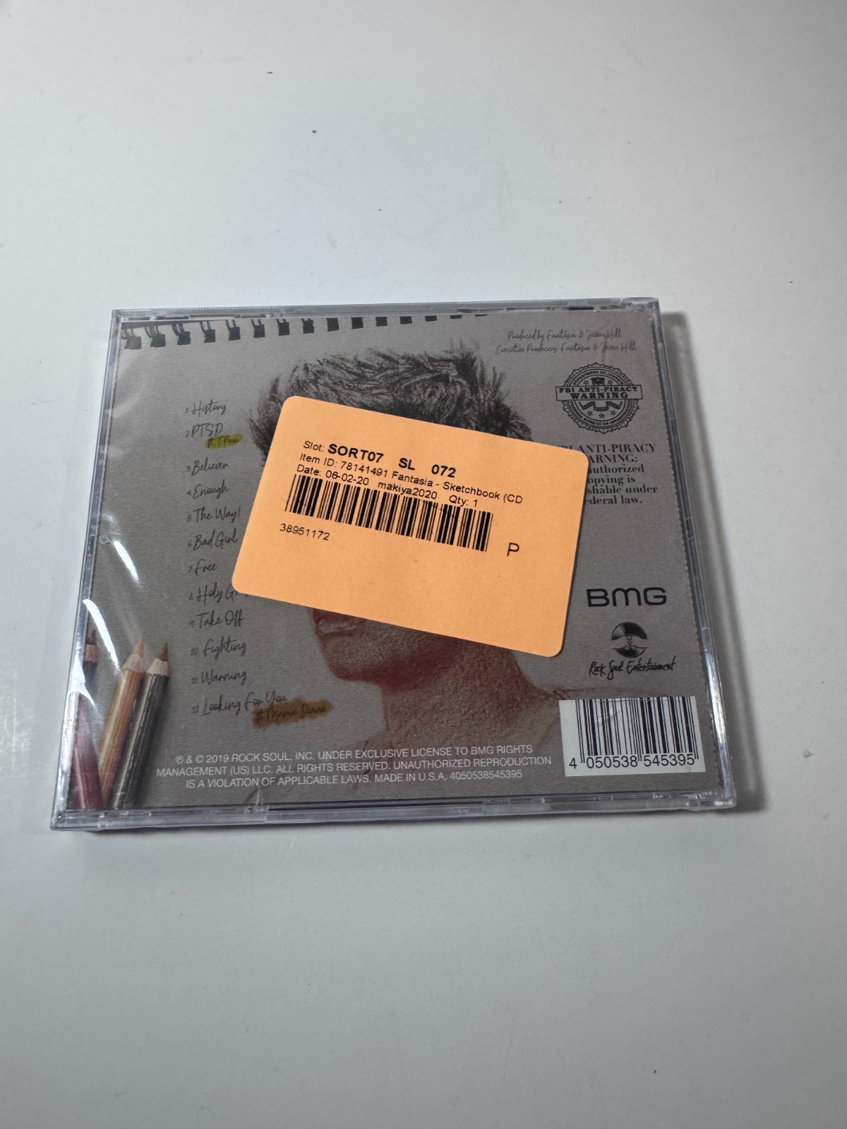 Free Yourself by Fantasia (CD, 2004) - Preloved - Image 2