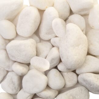 Akasha Decorative White Natural Rocks, 16 oz. Bag (UPC 71327)