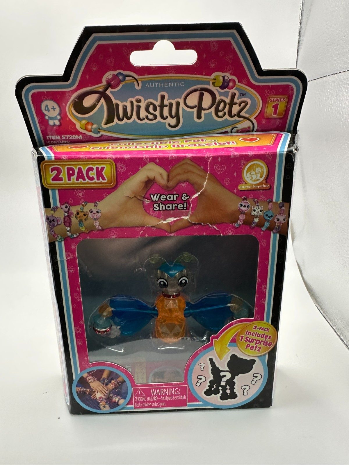 Twisty Petz Serena Butterfly SURPRISE PETZ Friendship Bracket - 2 PK BRAND NEW