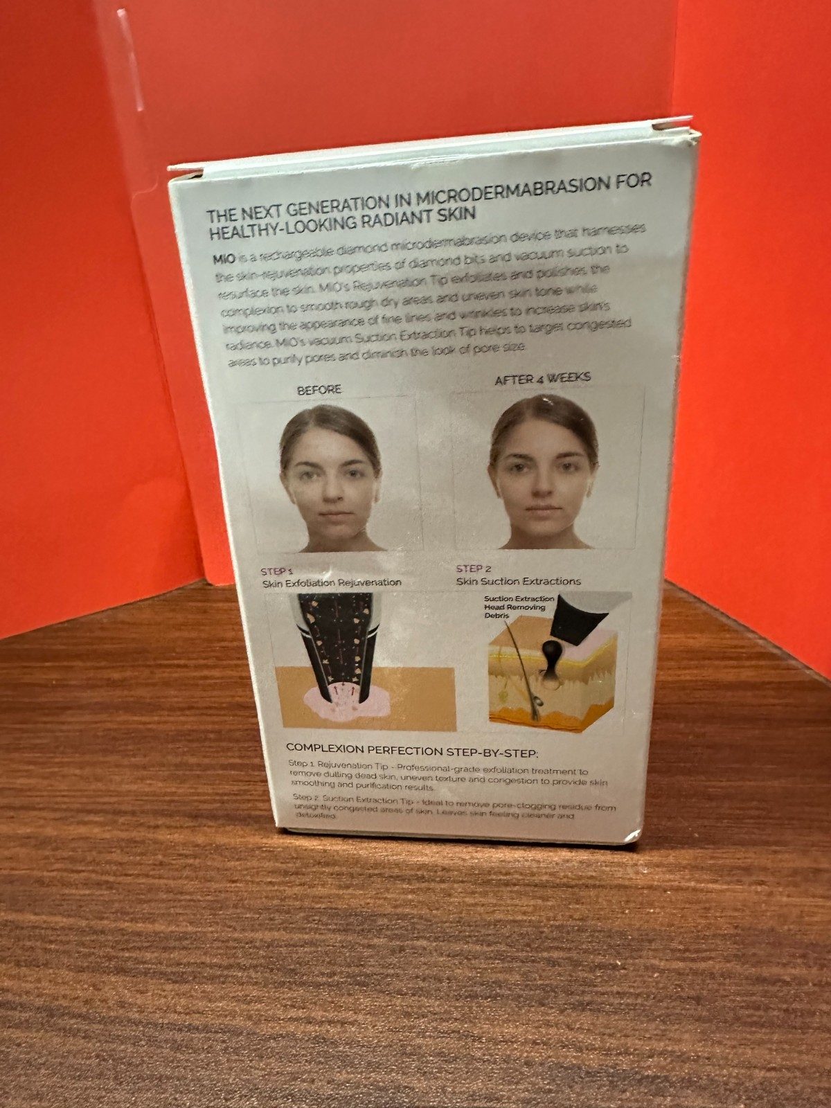 Spa Sciences Mio Microdermabrasion Pore Extraction Skin Resurfacing System White - Image 2