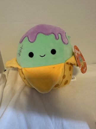 Squishmallows Stanislav Halloween Monster Banana 7.5" Birthdate 02/02/2024 NWT