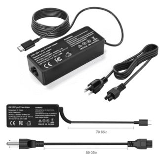 65W Type-C USB-C Laptop Charger for Lenovo ADLX65YDC2A GX20P92530 ThinkPad X280 X380 X390 L390 E480 E580 E590 E495 T480 T480s