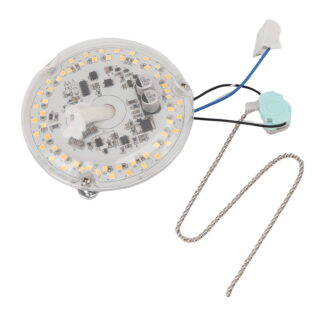 Riousery Ceiling Fan LED Light Replacement 3.93 Inch Retrofit Kit with Pull Chain Switch 18W 2000LM Magnetic CCT Dimming