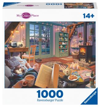 Ravensburger Cozy Puzzle Series - WT: New Cozy, 1000 Piece Jigsaw Puzzle