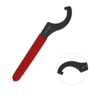 C Hook Spanner Wrench with Non-slip Rubber Handle for 38-42mm Round Nuts