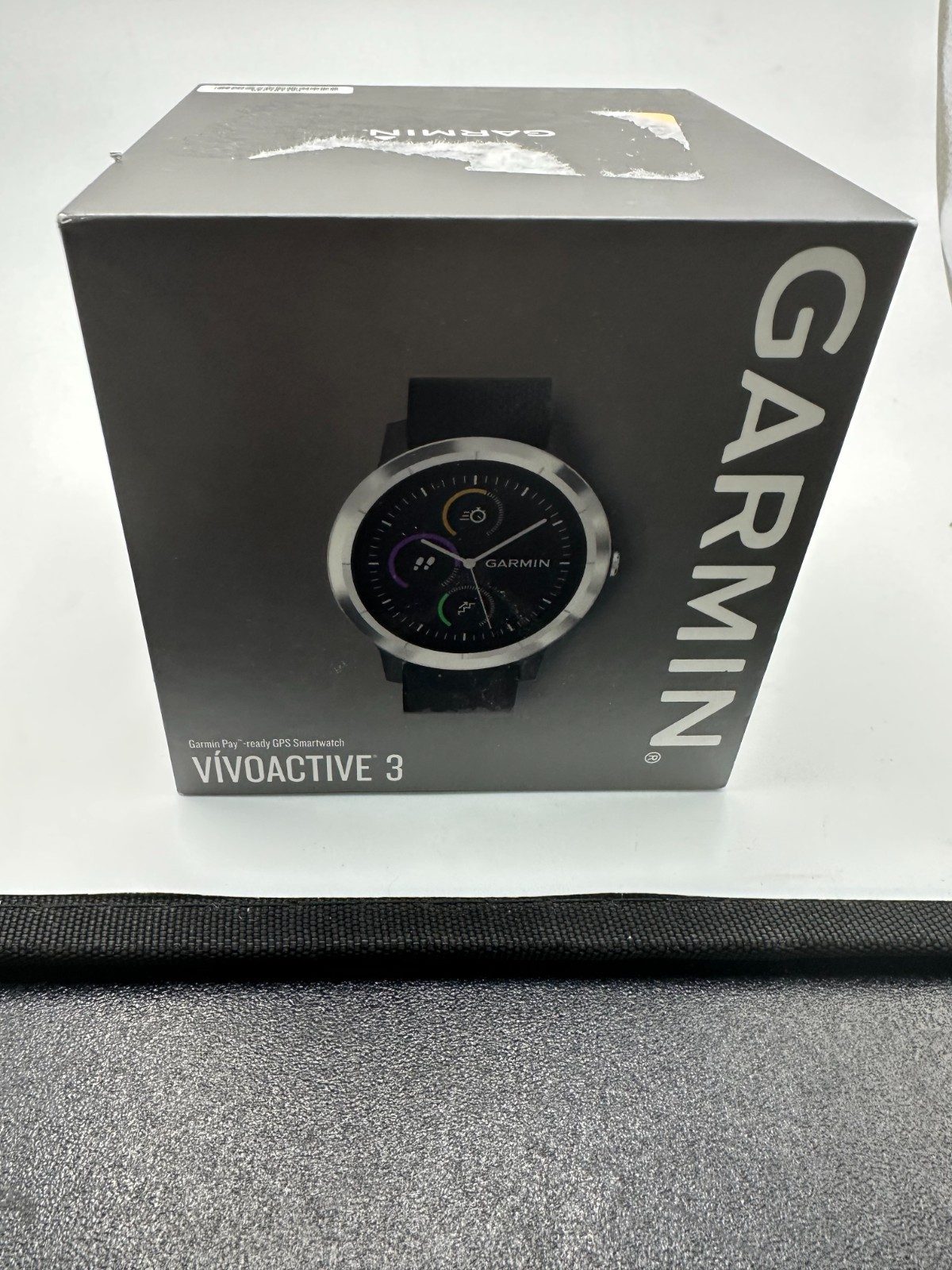 Garmin Vivoactive 3 GPS Smartwatch Black/Stainless 010-01769-01